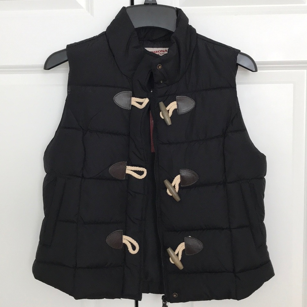 Arizona Jeans Puffer Vest - (Medium/Juniors/Black)